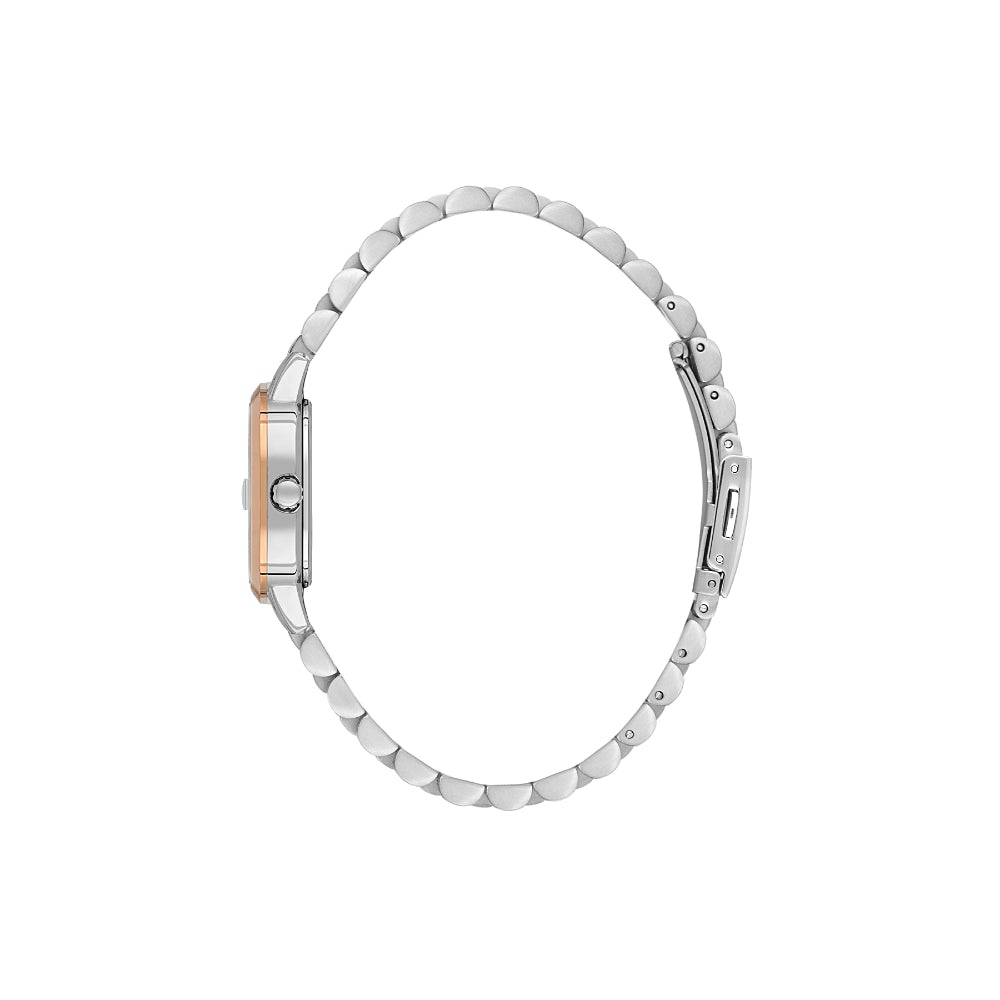 Daniel Klein Stainless Steel Silver and Rose Gold Watch for Women DK.1.14129-6