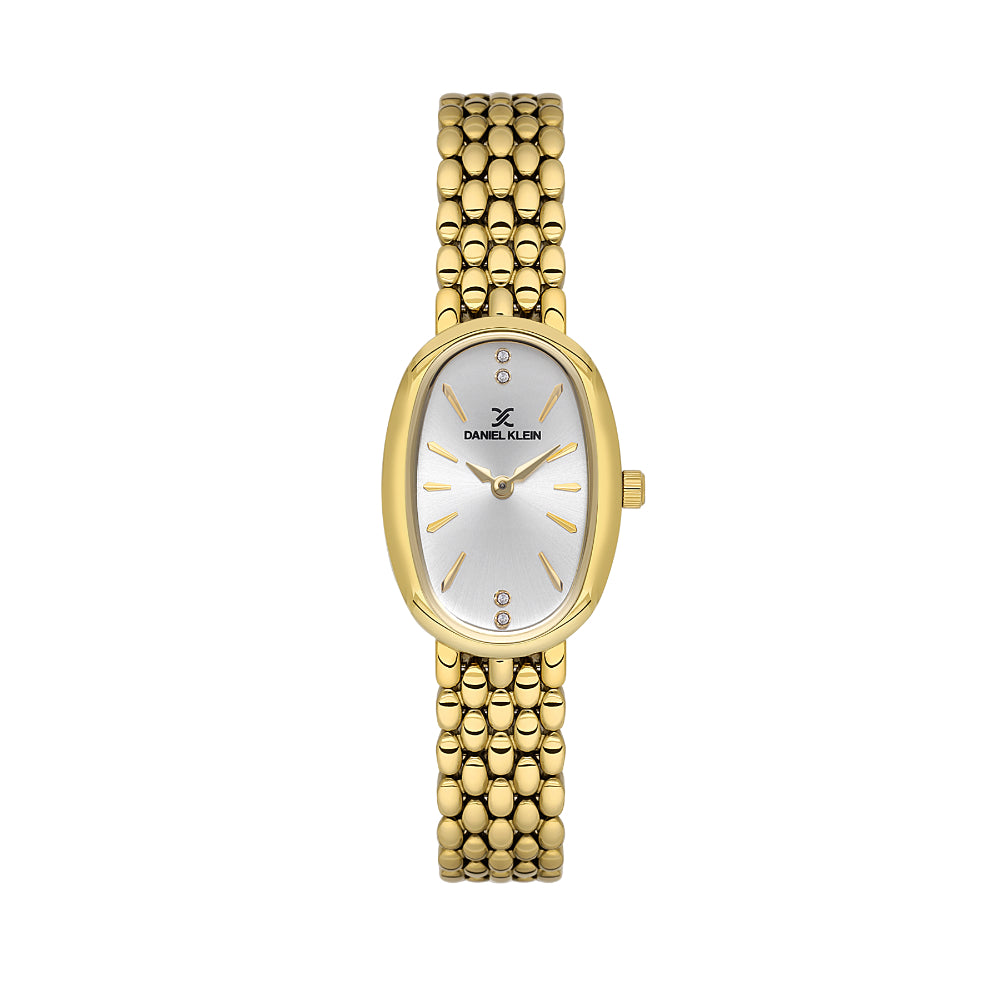 Daniel Klein Premium Gold Stainless Steel Watch for Women DK.1.14130-3