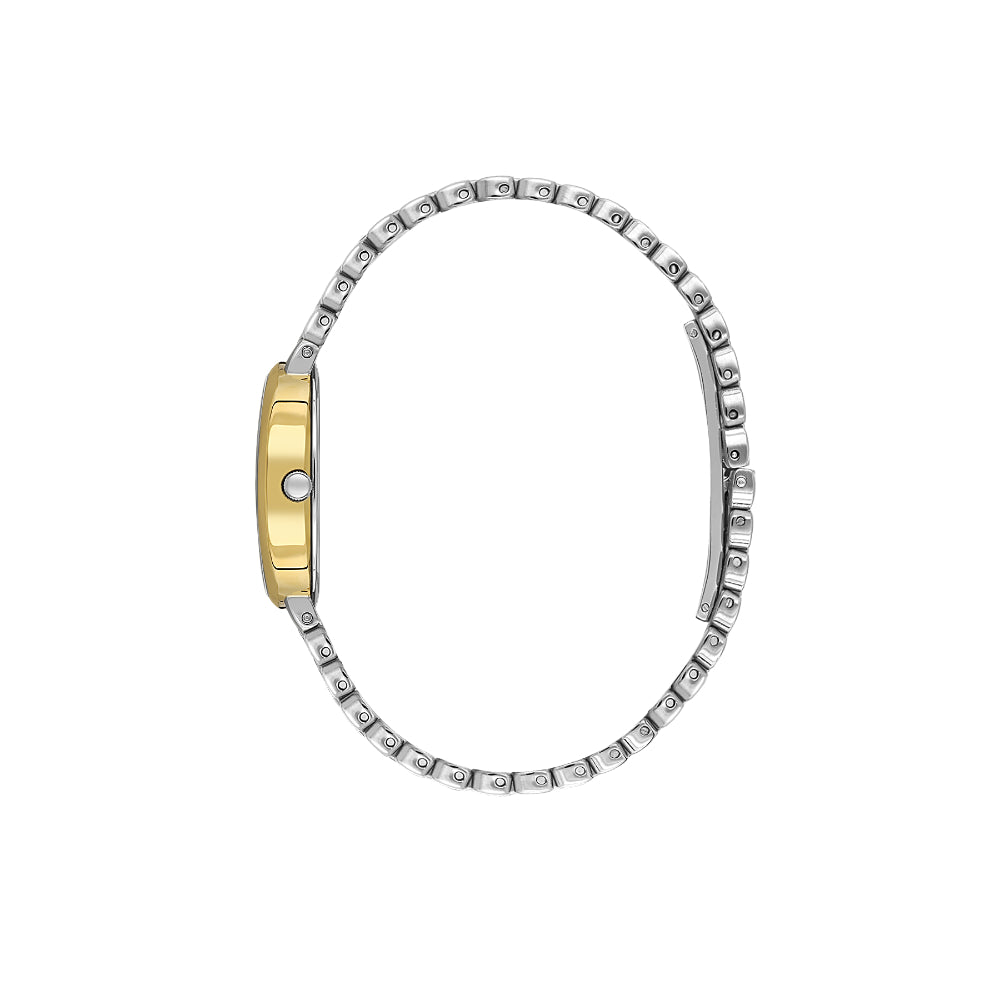 Daniel Klein Premium Silver and Gold Stainless Steel Watch for Women DK.1.14130-4