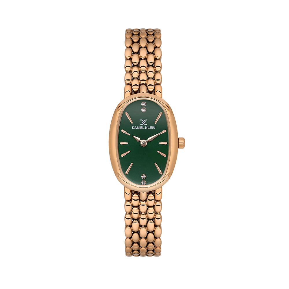 Daniel Klein Premium Rose Gold Stainless Steel Watch for Women DK.1.14130-5