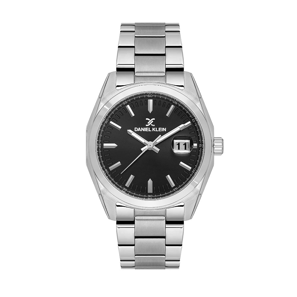 Daniel Klein Premium Silver Stainless Steel Watch for Men DK.1.14137-2