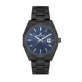 Daniel Klein Premium Black Stainless Steel Watch for Men DK.1.14137-6