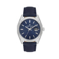 Daniel Klein Premium Dark Blue Leather Watch for Men DK.1.14138-2
