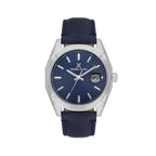 Daniel Klein Premium Dark Blue Leather Watch for Men DK.1.14138-2