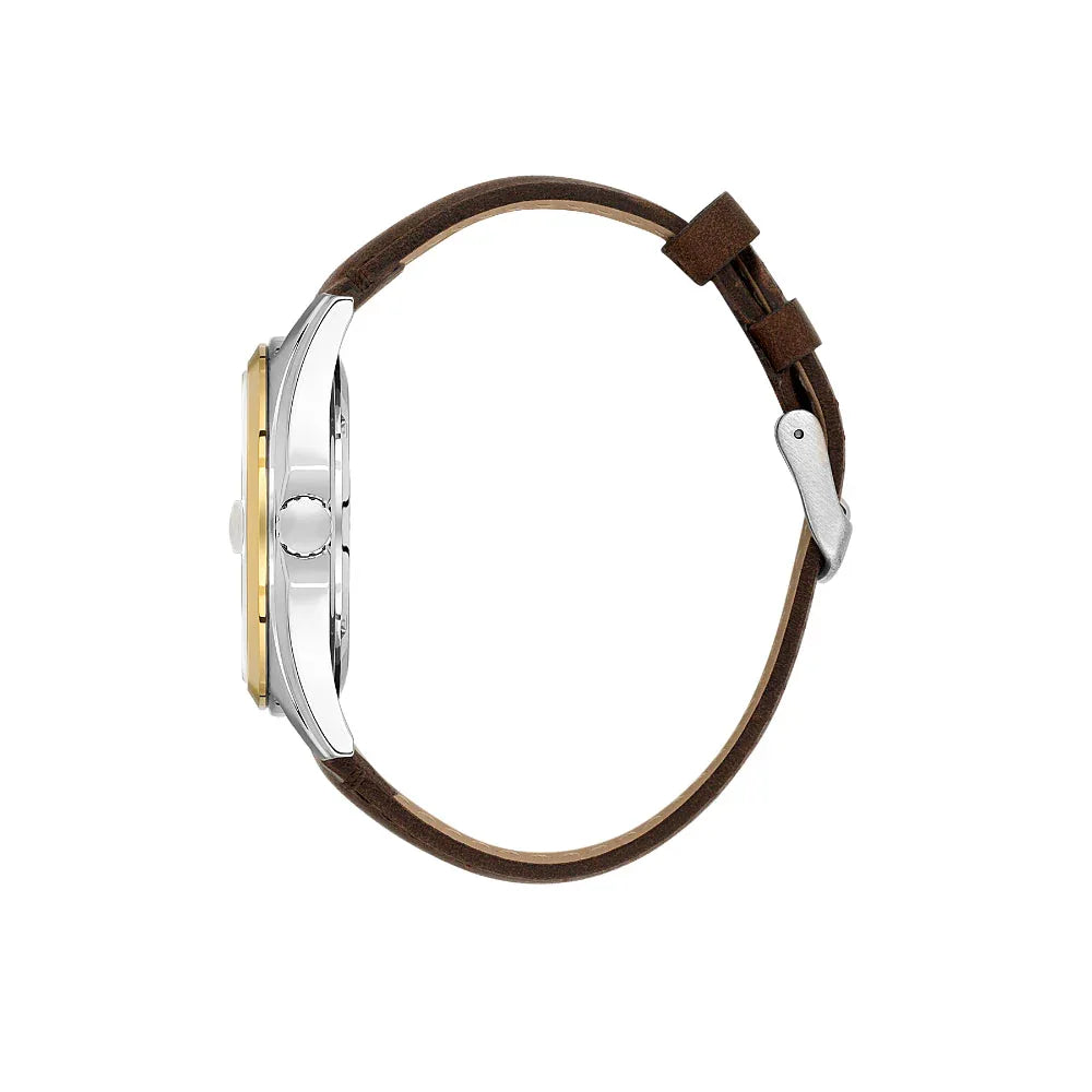 Daniel Klein Premium Dark Brown Leather Watch for Men DK.1.14138-3 - Daniel Klein Saudi Arabia