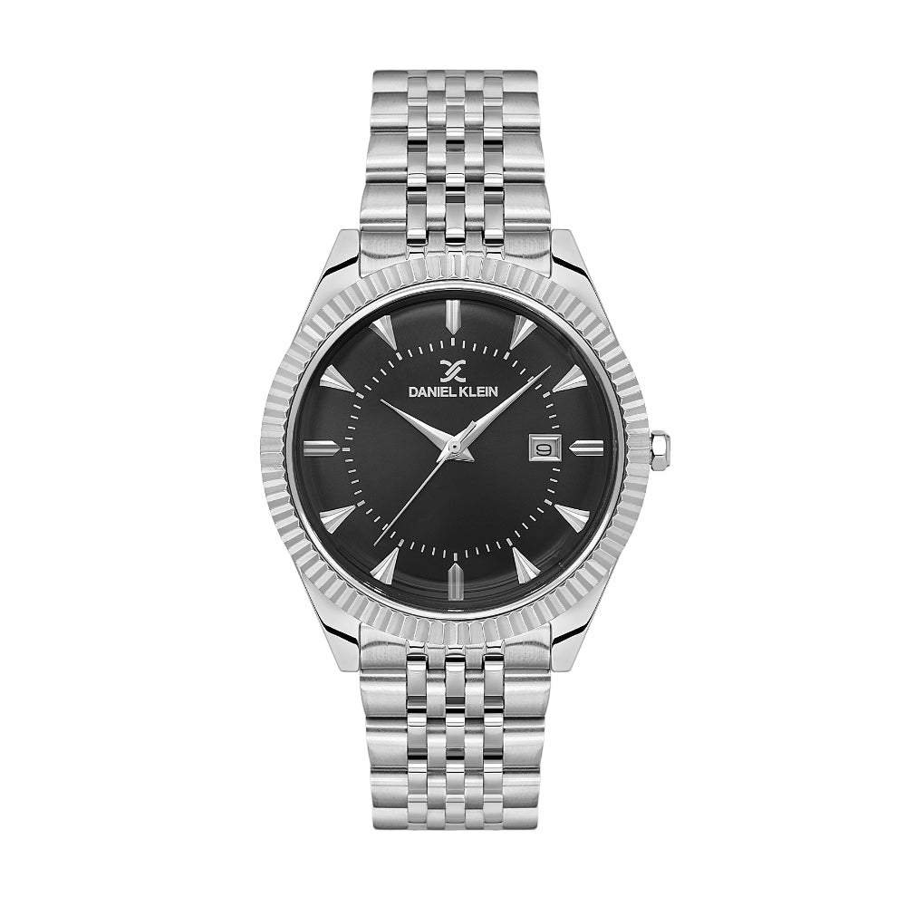Daniel Klein Premium Silver Stainless Steel Watch for Men DK.1.14139-2