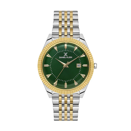 Daniel Klein Premium Silver and Gold Stainless Steel Watch for Men DK.1.14139-5 - Daniel Klein Saudi Arabia