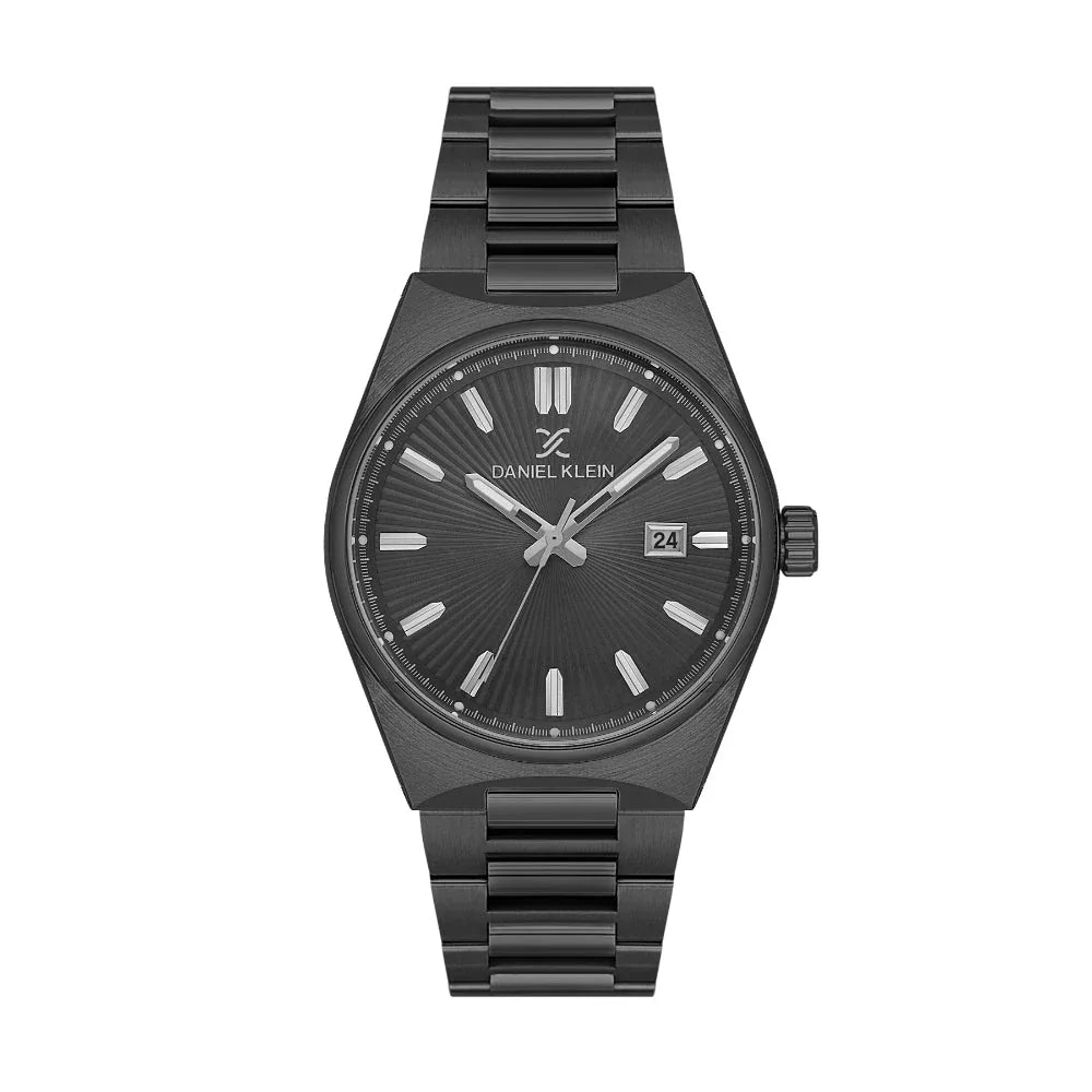Daniel Klein Premium Black Stainless Steel Watch for Men DK.1.14140-6 - Daniel Klein Saudi Arabia