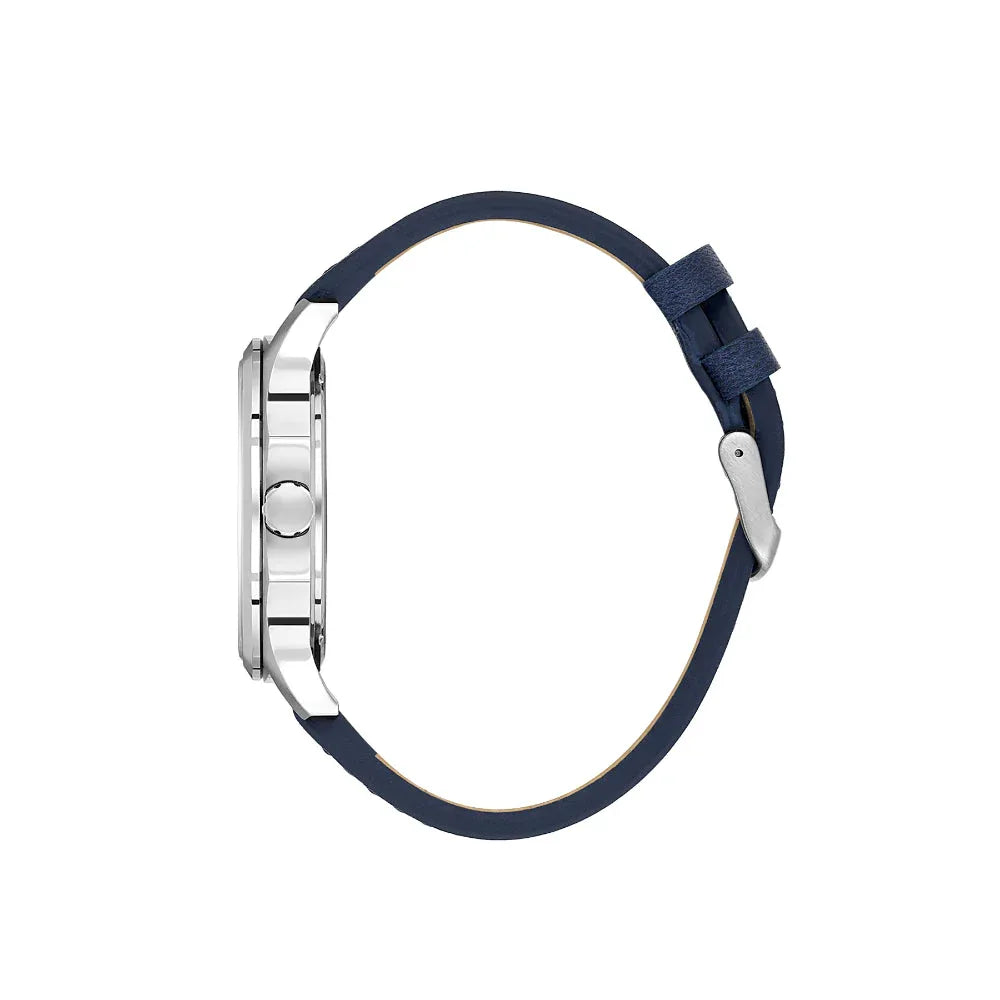 Daniel Klein Premium Dark Blue Leather Watch for Men DK.1.14141-2 - Daniel Klein Saudi Arabia