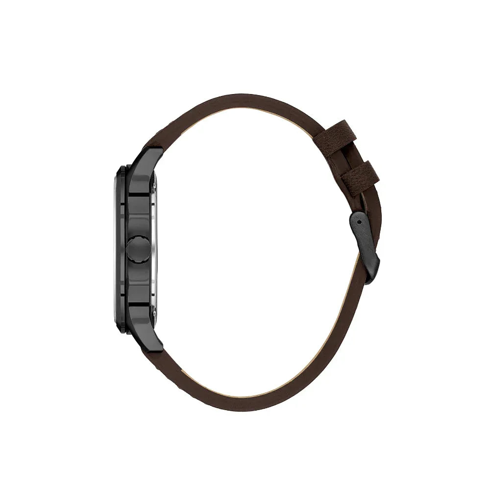 Daniel Klein Premium Dark Brown Leather Watch for Men DK.1.14141-5 - Daniel Klein Saudi Arabia