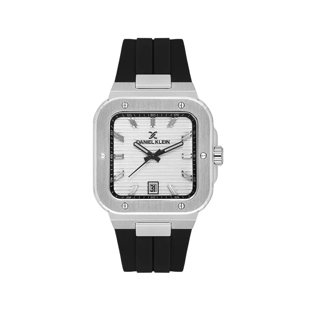 Daniel Klein Premium Black Silicone Band Watch for Men DK.1.14143-1 - Daniel Klein Saudi Arabia