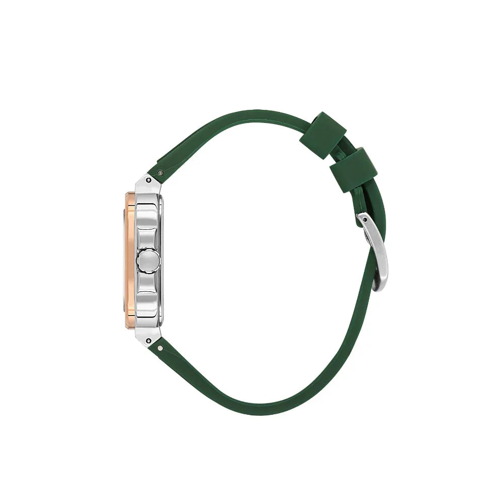 Daniel Klein Premium Dark Green Silicone Band Watch for Men DK.1.14143-4 - Daniel Klein Saudi Arabia