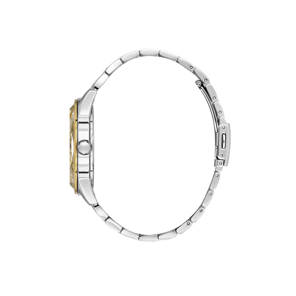 Daniel Klein Premium Silver and Gold Stainless Steel Watch for Men DK.1.14144-5