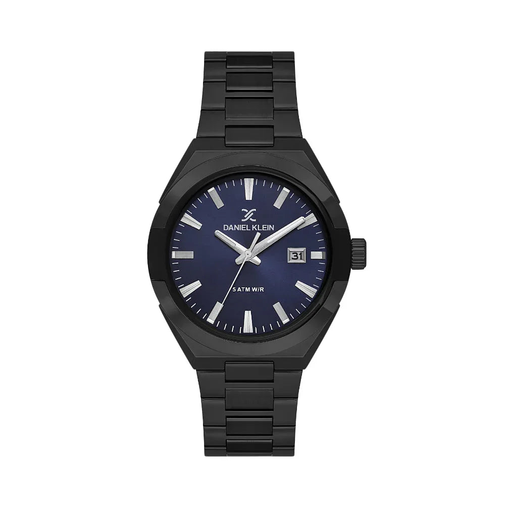 Daniel Klein Premium Black Stainless Steel Watch for Men DK.1.14145-5 - Daniel Klein Saudi Arabia