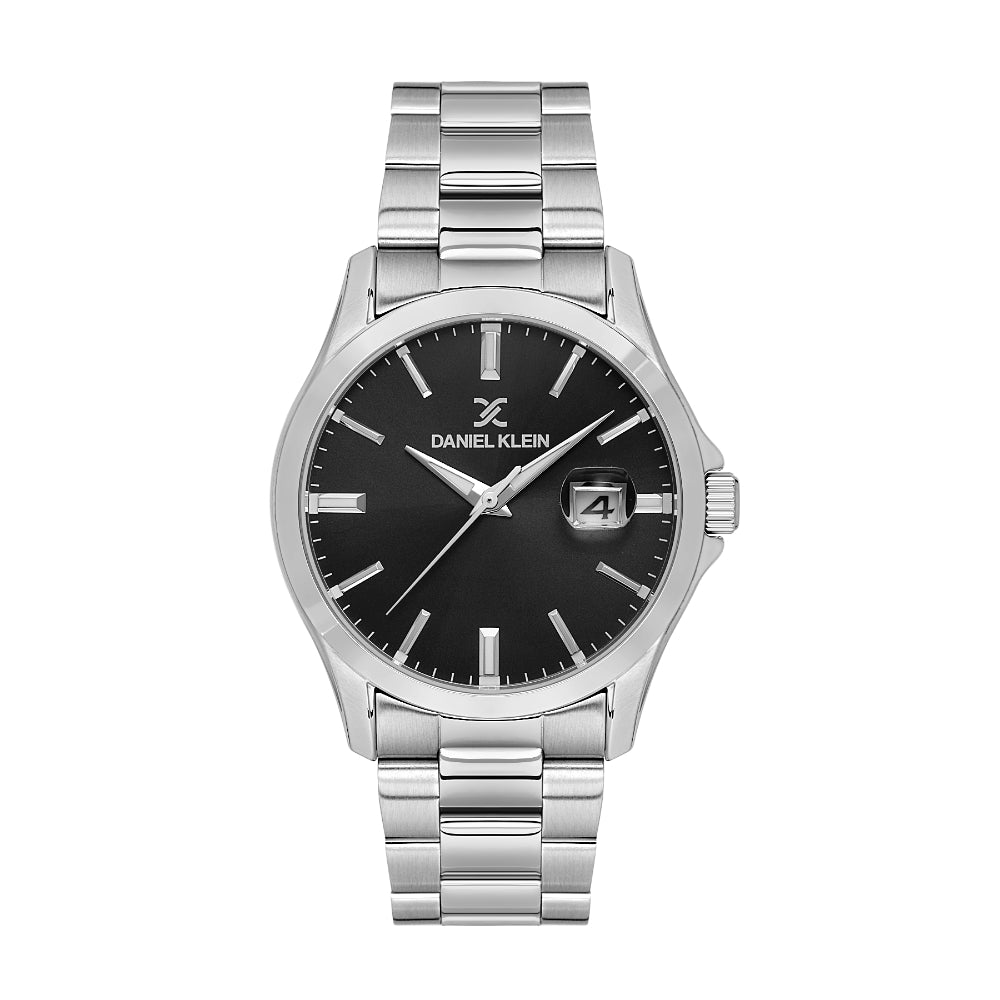 Daniel Klein Premium Silver Stainless Steel Watch for Men DK.1.14146-2