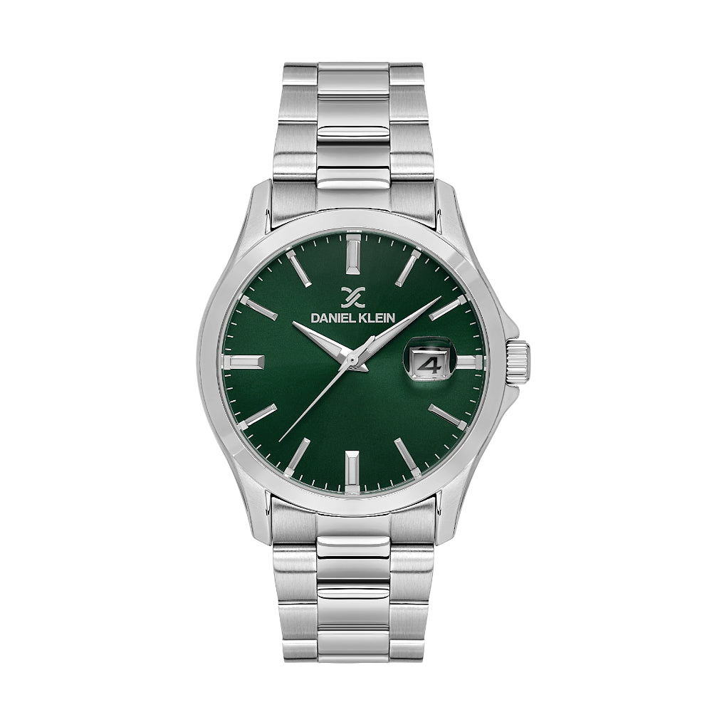 Daniel Klein Premium Silver Stainless Steel Watch for Men DK.1.14146-3