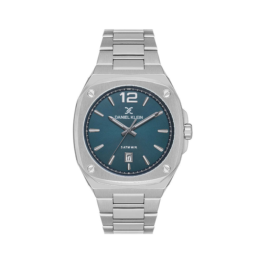 Daniel Klein Premium Silver Stainless Steel Watch for Men DK.1.14147-4