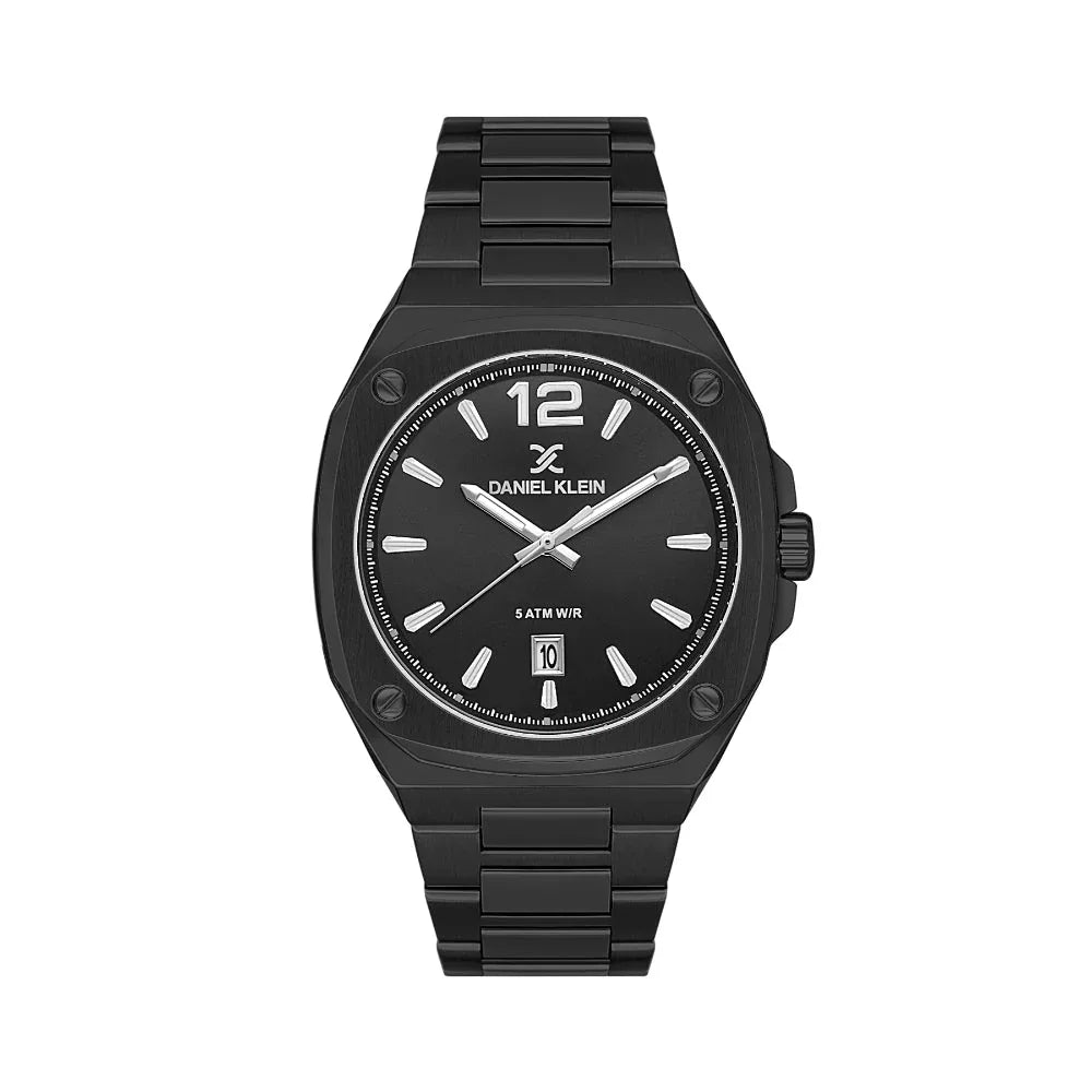 Daniel Klein Premium Black Stainless Steel Watch for Men DK.1.14147-5 - Daniel Klein Saudi Arabia