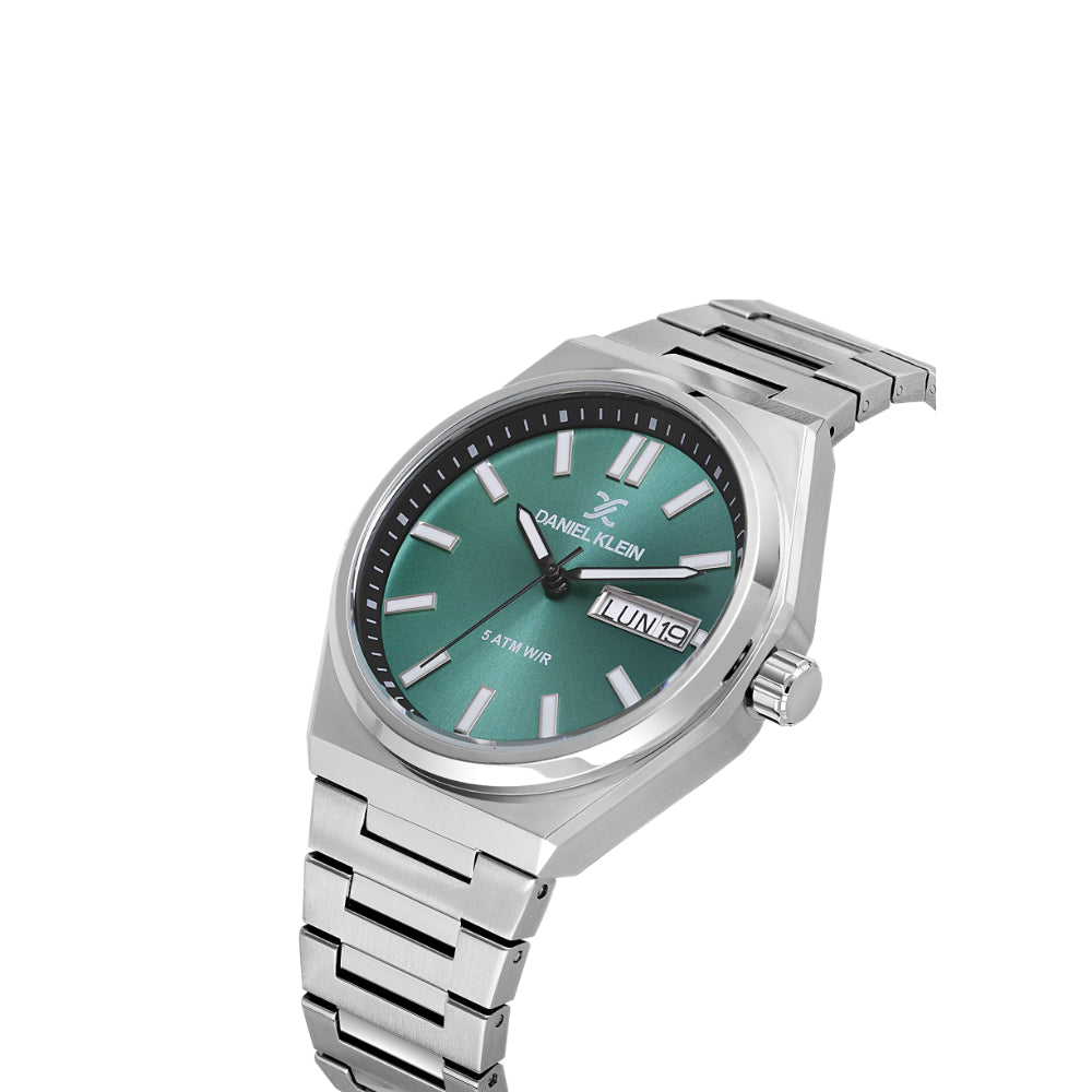 Daniel Klein Premium Silver Stainless Steel Watch for Men DK.1.14150-5