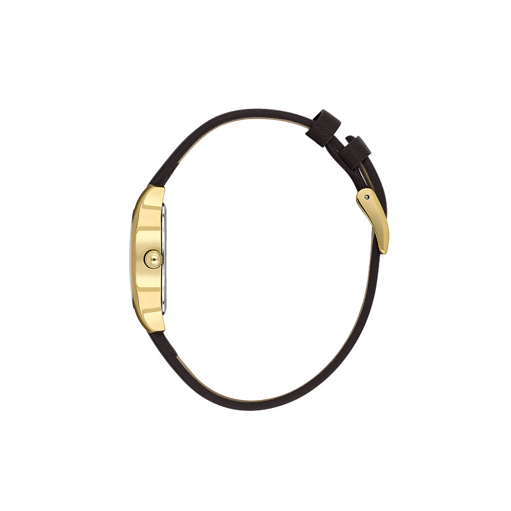 Daniel Klein Leather Dark Brown Watch for Women DK.1.14152-2