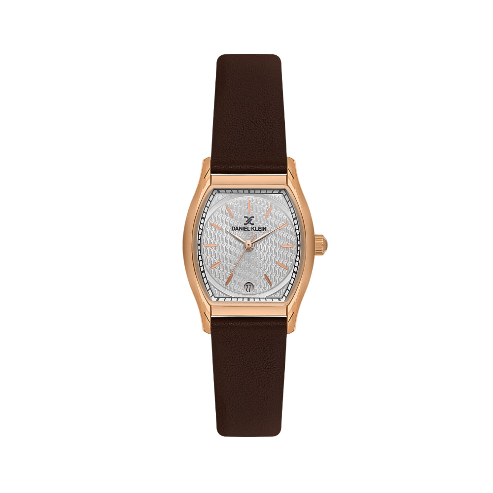 Daniel Klein Premium Brown Leather Watch for Women DK.1.14152-5