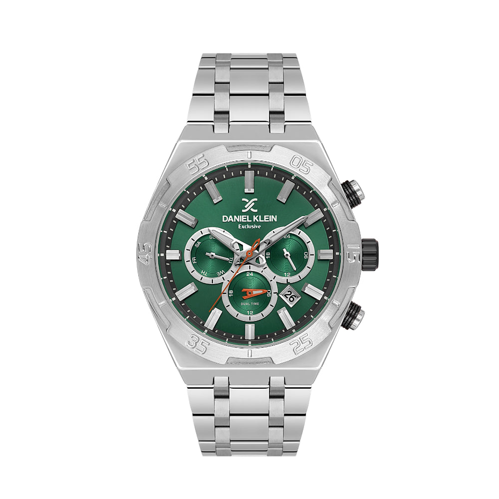 Daniel Klein Exclusive Silver Stainless Steel Watch for Men DK.1.14207-3