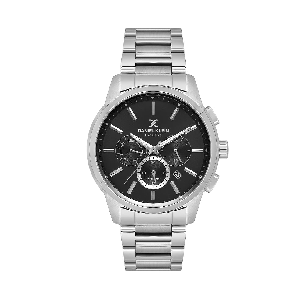 دانيال كلاين ستانلس ستيل فضي ساعة للرجال DK.1.14208-2