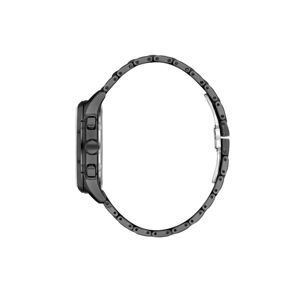 Daniel Klein Exclusive Black Stainless Steel Watch for Men DK.1.14208-5