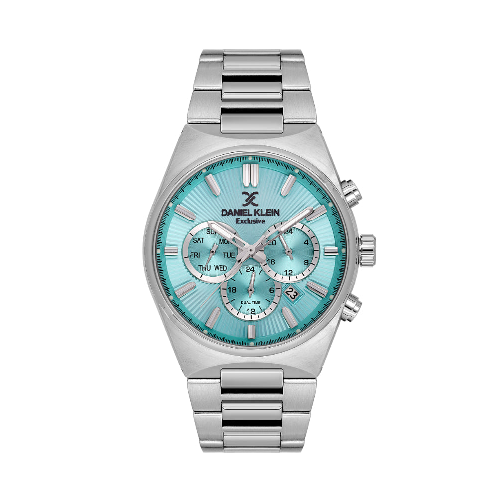 Daniel Klein Exclusive Silver Stainless Steel Watch for Men DK.1.14210-4