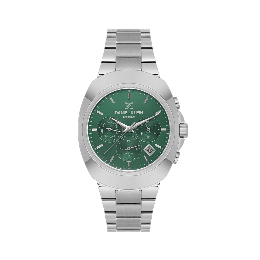 Daniel Klein Exclusive Silver Stainless Steel Watch for Men DK.1.14211-4