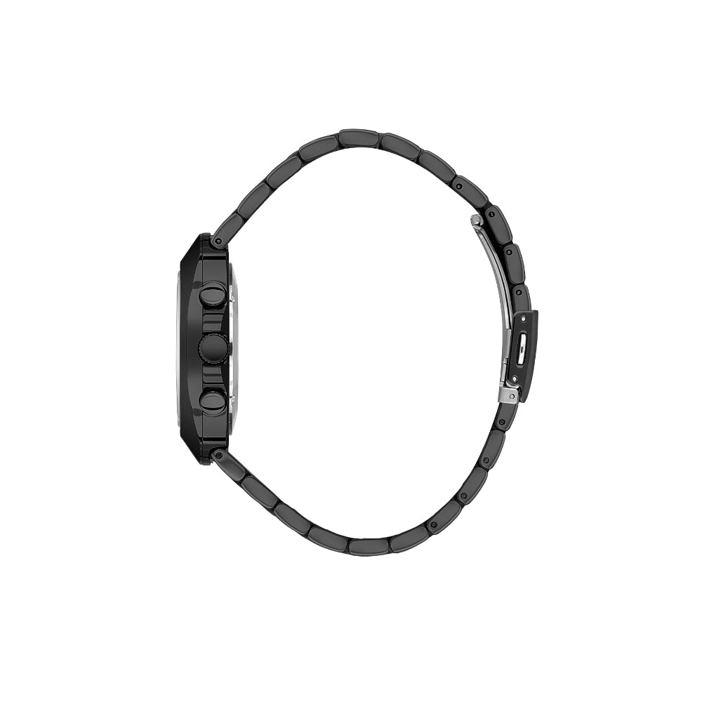 Daniel Klein Exclusive Black Stainless Steel Watch for Men DK.1.14211-6