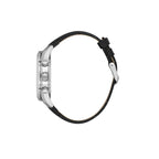 Daniel Klein Exclusive Black Leather Watch for Men DK.1.14212-1