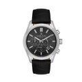 Daniel Klein Exclusive Black Leather Watch for Men DK.1.14212-2