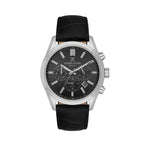 Daniel Klein Exclusive Black Leather Watch for Men DK.1.14212-2