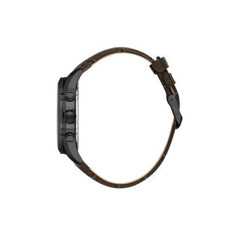 Daniel Klein Exclusive Dark Brown Leather Watch for Men DK.1.14212-5