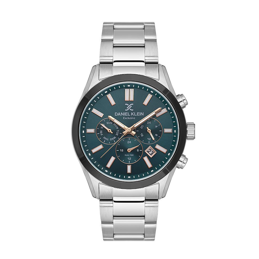 دانيال كلاين ساعة فضي ستانلس ستيل للرجال DK.1.14213-4