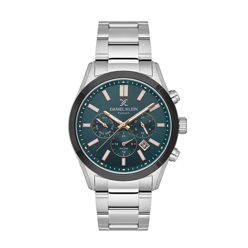 Daniel Klein Exclusive Silver Stainless Steel Watch for Men DK.1.14213-4 - Daniel Klein Saudi Arabia