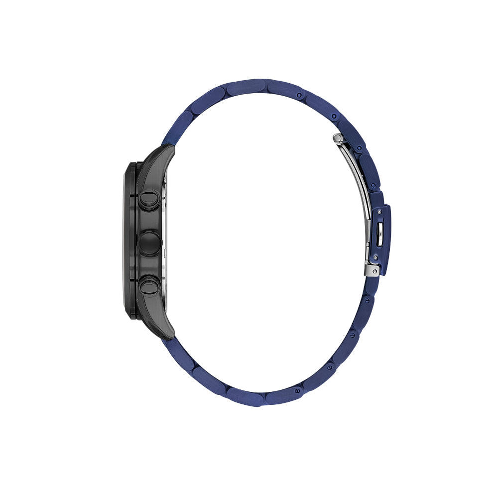 Daniel Klein Exclusive Blue Stainless Steel Watch for Men DK.1.14213-5