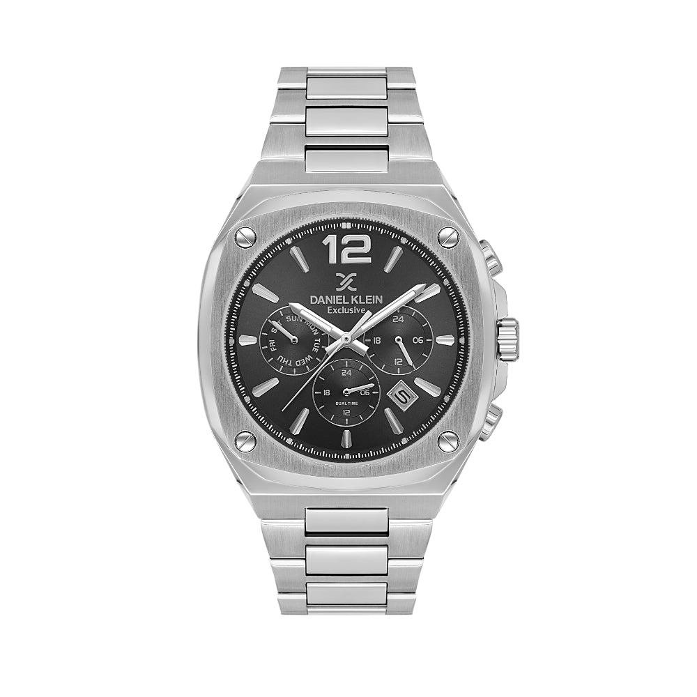 دانيال كلاين ساعة فضي ستانلس ستيل للرجال DK.1.14215-2