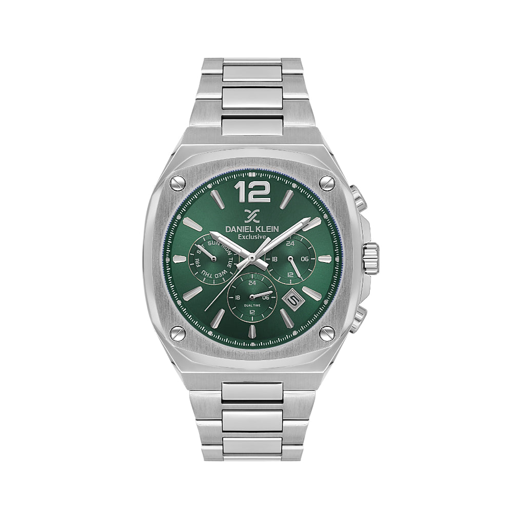 دانيال كلاين ستانلس ستيل فضي ساعة للرجال DK.1.14215-4