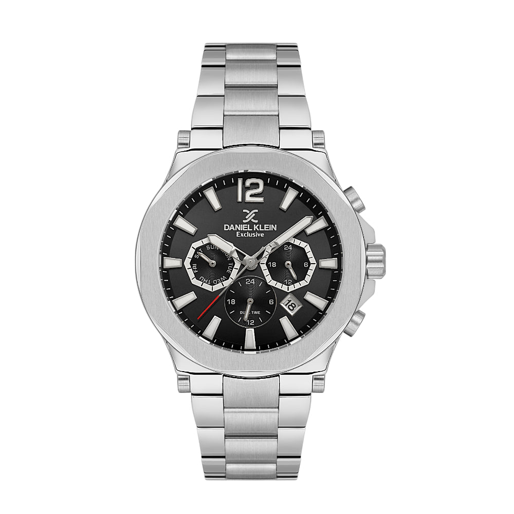 دانيال كلاين ستانلس ستيل فضي ساعة للرجال DK.1.14216-1