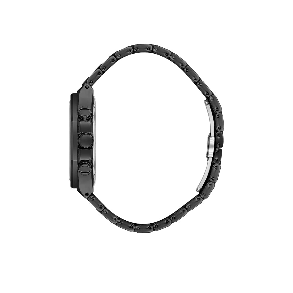 Daniel Klein Exclusive Black Stainless Steel Watch for Men DK.1.14217-5