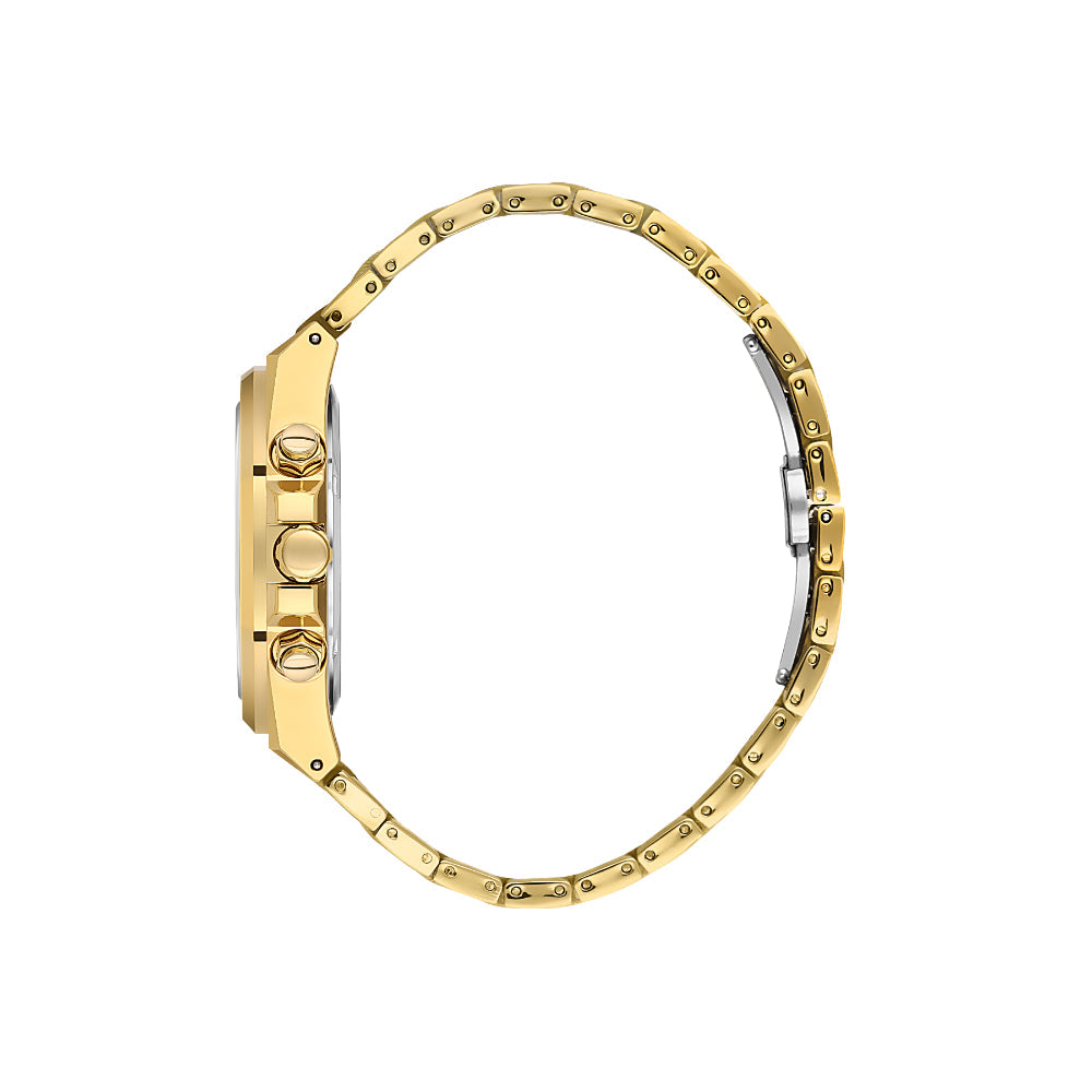 Daniel Klein Stainless Steel Gold Watch for Men DK.1.14218-4