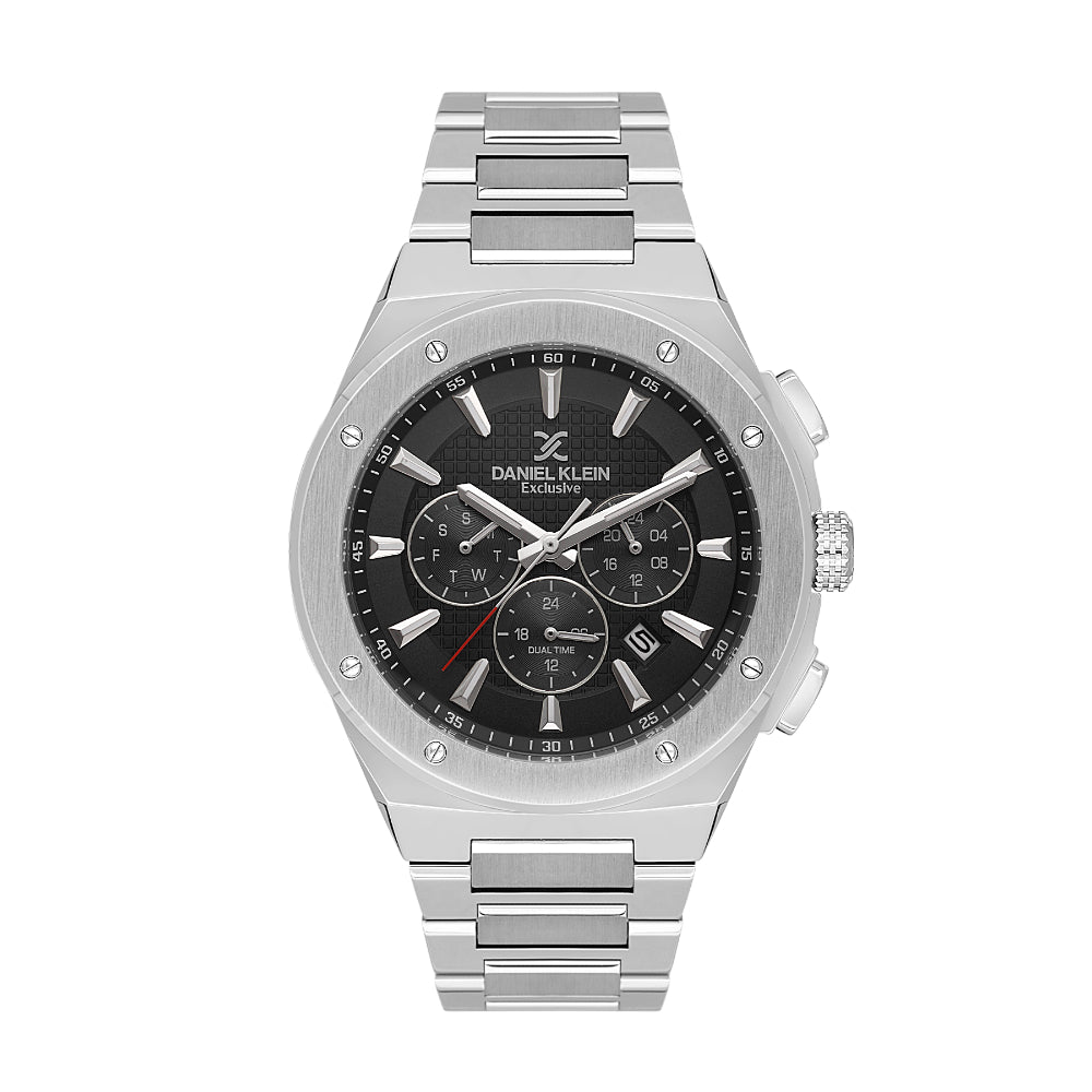 دانيال كلاين ستانلس ستيل فضي ساعة للرجال DK.1.14219-1