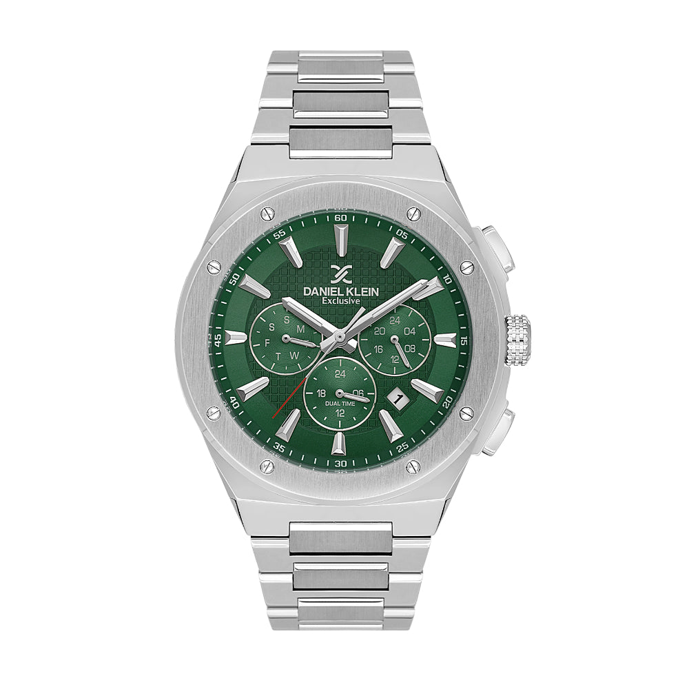 دانيال كلاين ستانلس ستيل فضي ساعة للرجال DK.1.14219-3