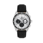 Daniel Klein Exclusive Black Leather Watch for Men DK.1.14221-1