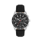 Daniel Klein Exclusive Black Leather Watch for Men DK.1.14221-2