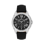 Daniel Klein Exclusive Black Leather Watch for Men DK.1.14223-2