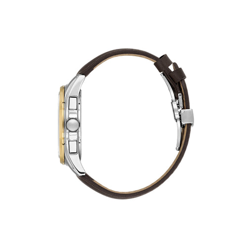 Daniel Klein Exclusive Dark Brown Leather Watch for Men DK.1.14223-4