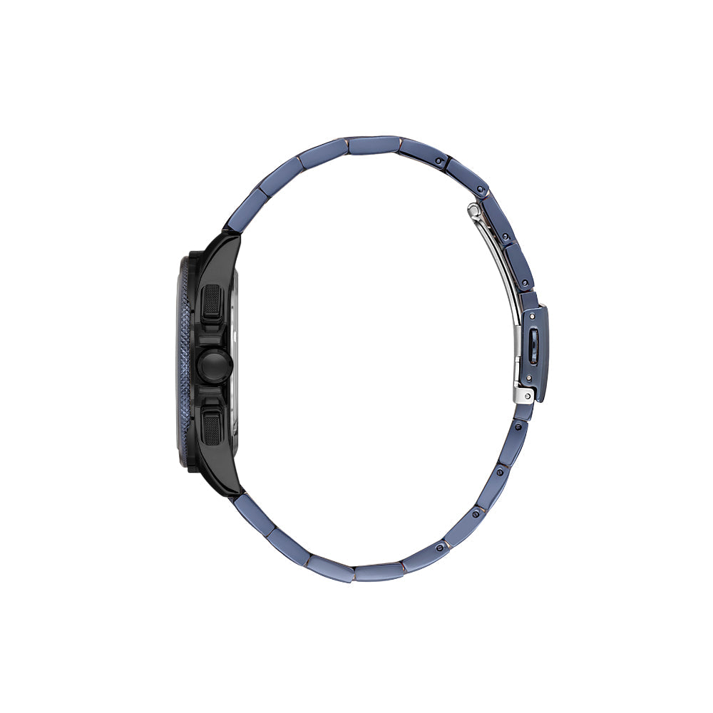 Daniel Klein Exclusive Blue Stainless Steel Watch for Men DK.1.14224-6